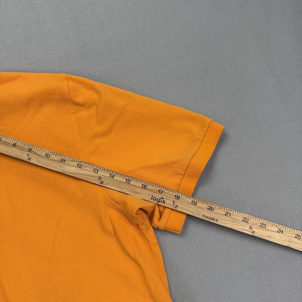 Brooks Brothers Men's Performance Polo Shirt Size XXL Orange 2-Button Cotton - Picture 16 of 16
